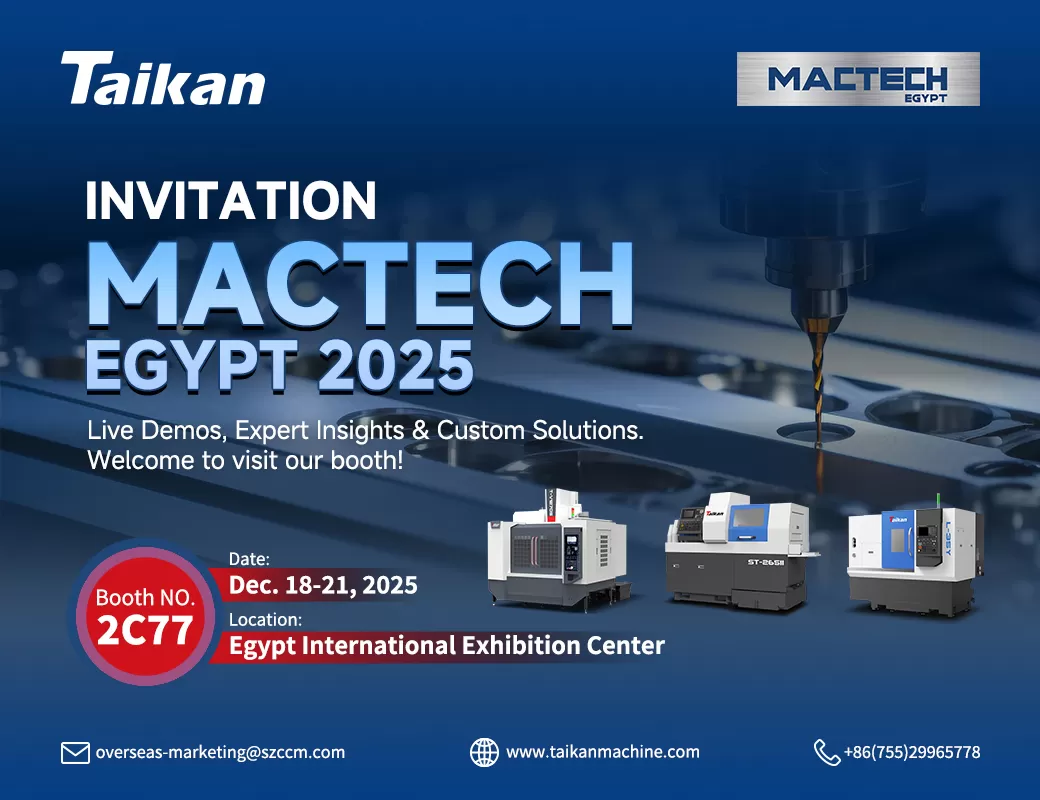 Invito | MACTECH EGYPT 2025 | Ti invitiamo cordialmente a visitare Taikan