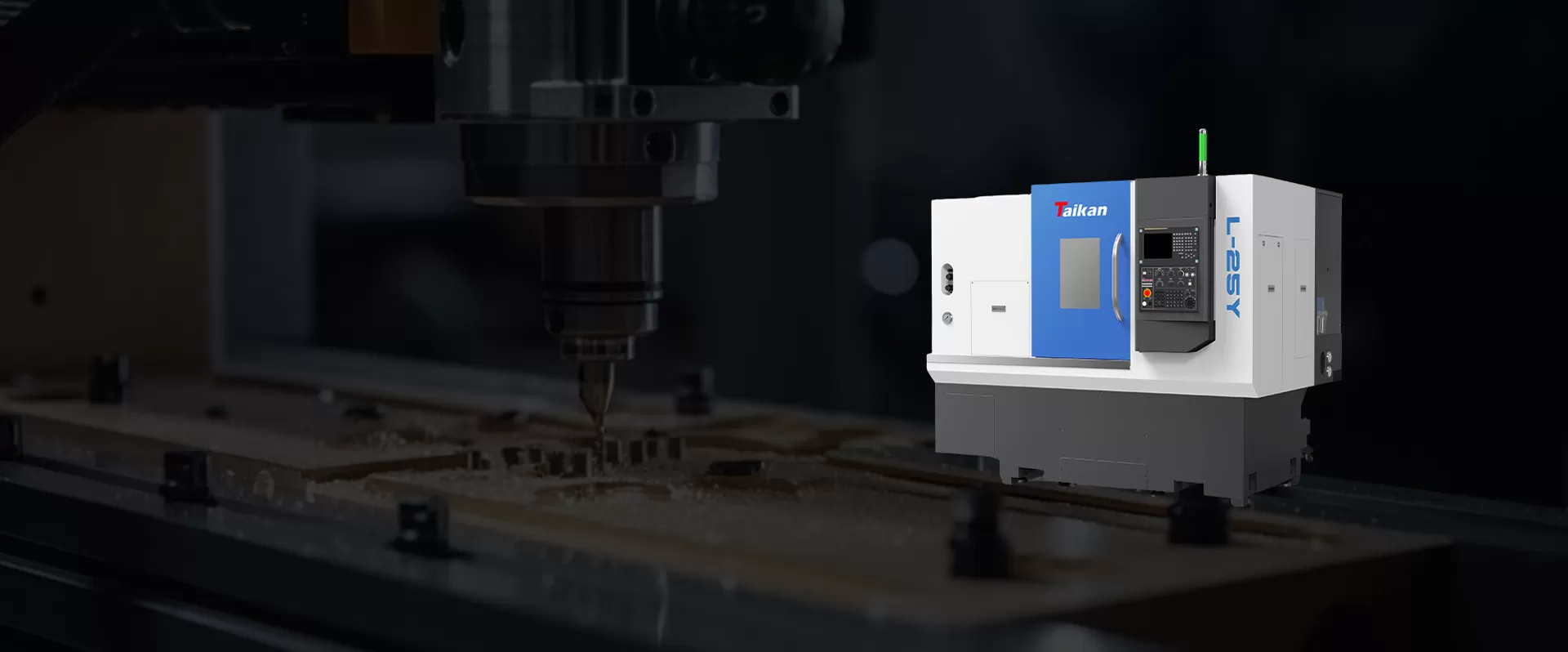 Serie L-Y tornitura orizzontale CNC (fresatura) composto con asse a Y