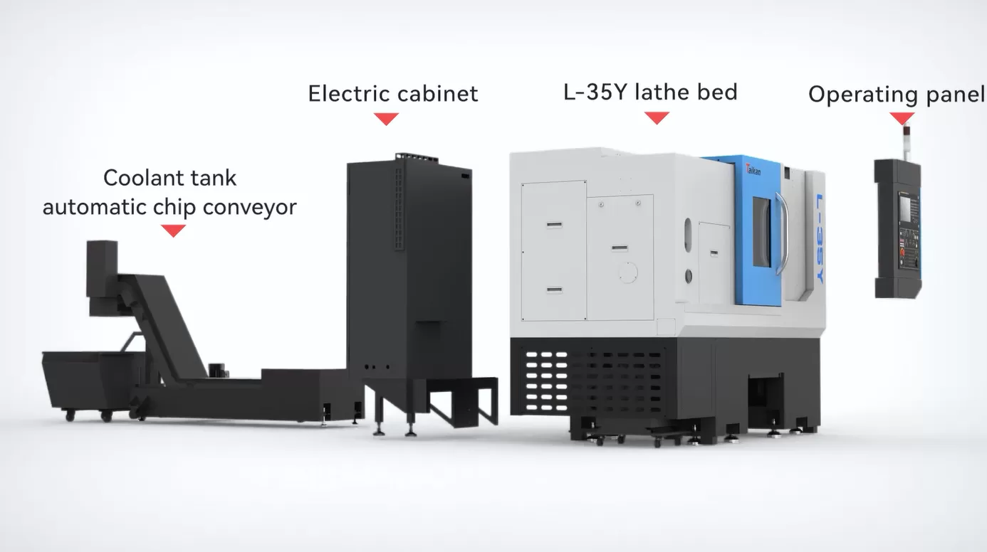 L-35Y Tornio CNC orizzontale (tornitura e fresatura) L-35Y Tornio CNC orizzontale (tornitura e fresatura)